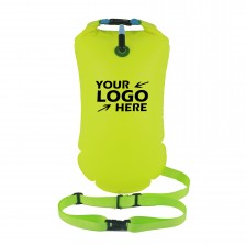 Storable Swim Buoy Safety Float And Drybag for Open Water Swimmers		